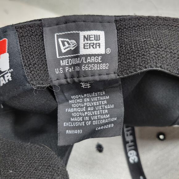 Indianapolis Motor Speedway Hat M/L Black Gray Two Tone Winged Wheel New Era - Picture 2 of 11